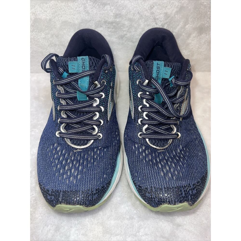 Brooks Womens Ghost 11 1202771D493 Blue Running Shoes Sneakers Size 7